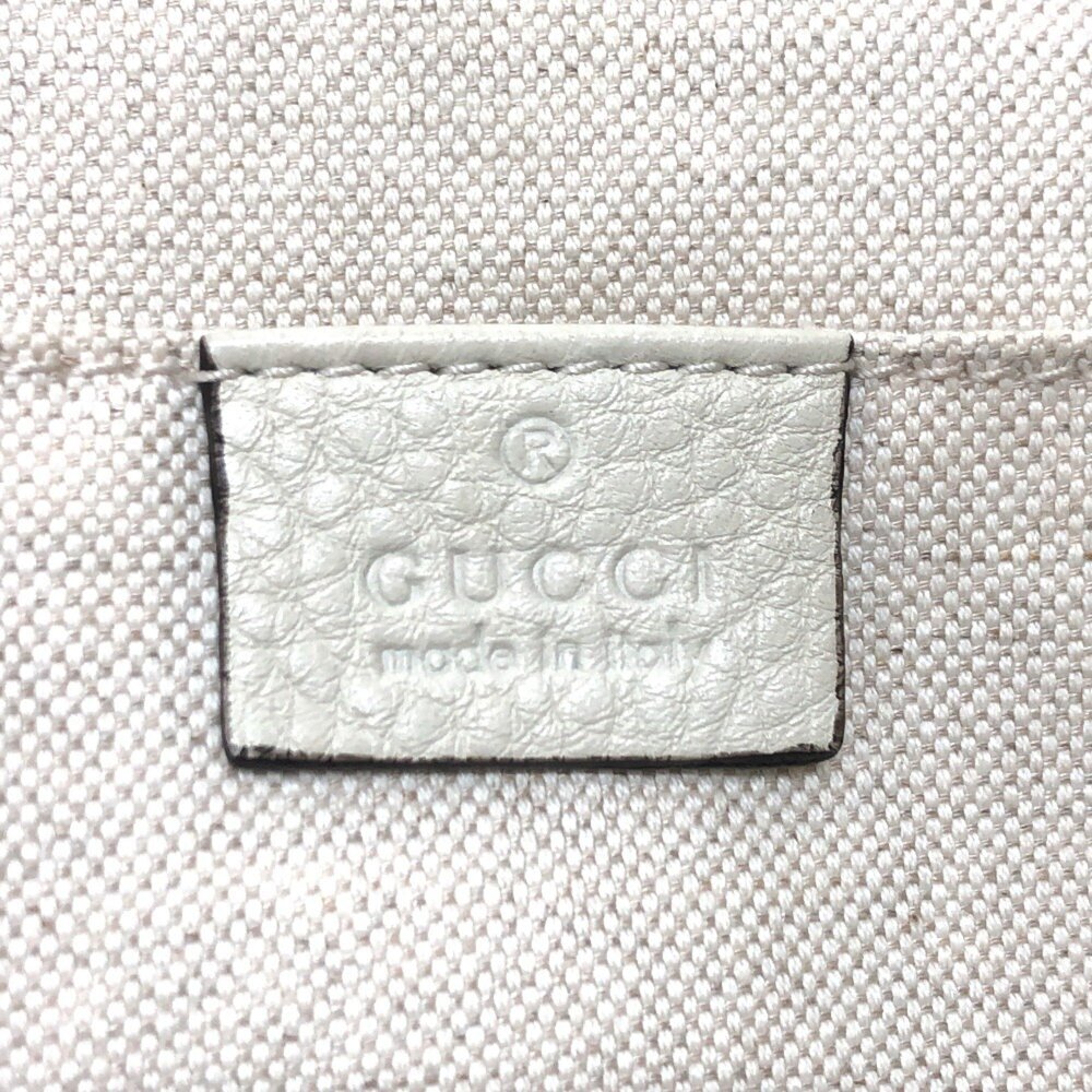 GUCCI Authentic White Bamboo Backpack - Picture 15 of 16